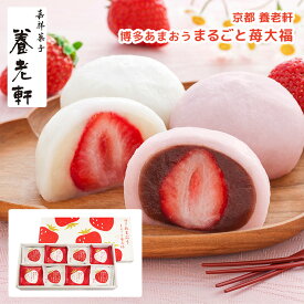 【9/4 20:00〜9/11 1:59 エントリーでP10倍】いちご 大福 京都 養老軒 博多あまおう まるごと苺大福 YF-MB プレゼント 産地直送 冷凍 送料無料