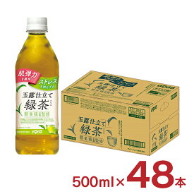 お茶 緑茶 ダイドー 肌美精 玉露仕立て 緑茶プラス 500ml 48本 ダイドードリンコ 機能性表示食品 GABA ストレス 美肌 送料無料