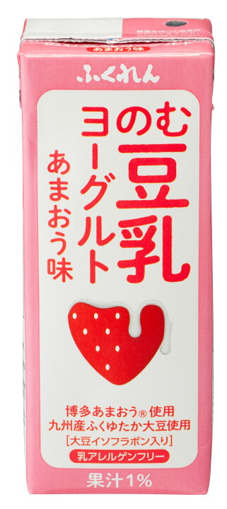 楽天市場 10 4 00 10 11 1 59 全品ポイント5倍 豆乳 ふくれん 豆乳でつくった豆乳ヨーグルト博多あまおう 0ml 72本 3ケース 送料無料 ヨーグルト豆乳 福岡 東京酒粋