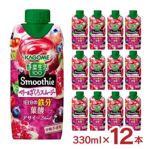 JS X[W[ ؐ  ؐ100 Smoothie x[Mix 330ml 12{ e N t[c 