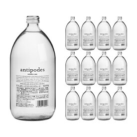 炭酸水 飲料水 アンティポディーズ (炭酸) 1000ml 12本 (1ケース) Antipodes 瓶 スパークリング ミネラル ウォーター 超軟水 送料無料 取り寄せ品