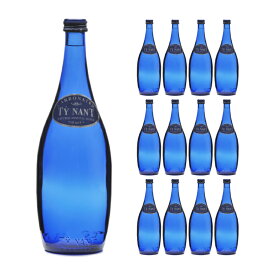 炭酸水 飲料水 ティナント (炭酸) Glass 750ml 12本 (1ケース) TY NANT 瓶 スパークリング ミネラル ウォーター 青 送料無料 取り寄せ品