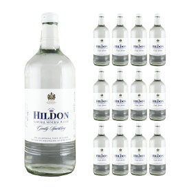 炭酸水 飲料水 ヒルドン (炭酸) Glass 750ml 12本 (1ケース) HILDON 瓶 スパークリング ミネラル ウォーター 送料無料 取り寄せ品