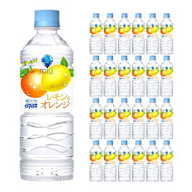 水 ミウ レモン ＆ オレンジ 550ml 24本 ダイドー MIU ペットボトル 熱中症対策 海洋深層水 送料無料