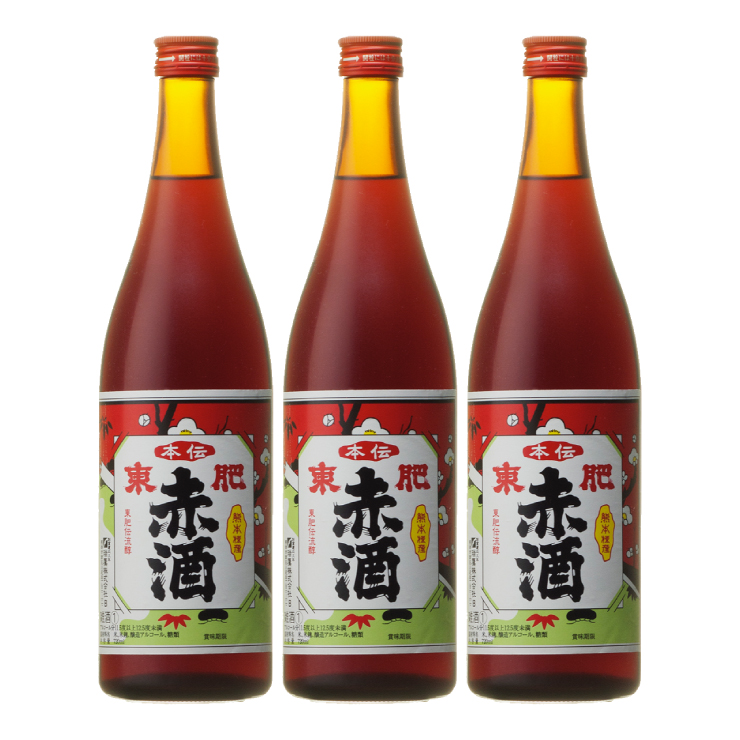 瑞鷹 本伝 東肥赤酒 (飲用) 1800ml×3本 送料無料 取り寄せ品