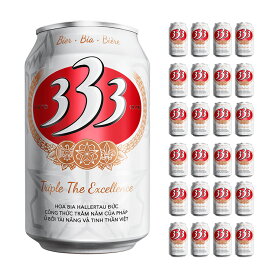 ビール ベトナムビール 333 バーバーバー 缶 330ml x24本 池光エンタープライズ 送料無料