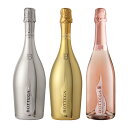 ワイン ギフト パーティー 家飲み イタリア スパークリングワイン 3本セット 750ml ボッテガ 送料無料 取り寄せ品