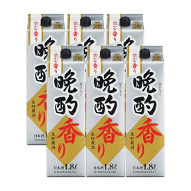 日本盛 晩酌 香り生貯蔵酒 1800ml 6本 (1ケース) 取り寄せ品 送料無料