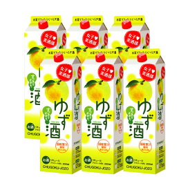 ゆず酒 女子美酒部 ゆず酒 2000ml パック 6本 サクラオB&D 送料無料