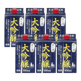 【11/14 10:00〜11/16 23:59 店内全商品P3倍】日本酒 パック 酒 米の凛 大吟醸 900ml 6本 北関酒造 送料無料 取り寄せ品