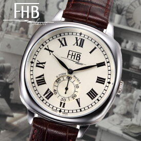 fhb 腕時計 FHB LIAM F901-SWR エフエイチビー リアム シリーズ 腕時計 メンズ ブランド時計 レザーベルト 革ベルト 革腕時計 レトロ アンティーク クッション型 四角 39mm アナログ スモールセコンド fhb リアム アナログ 2針 腕時計 レディース ギフト 正規品 ヴィンテージ