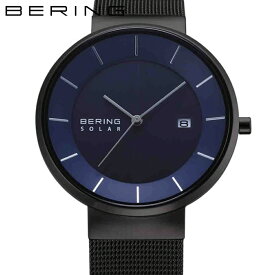 BERING ベーリング 腕時計 メンズ BERING Scandinavian Solar 14639-227 ベーリング スカンジナビアンソーラー ブランド 腕時計 アナログ ソーラー ウォッチ 防水 ステンレス メッシュ 39mm 電池交換不要 日付 カレンダー 正規品 ラッピング ギフト 東京ウォッチスタイル