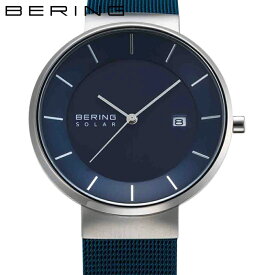 BERING ベーリング 腕時計 メンズ BERING Scandinavian Solar 14639-307 ベーリング スカンジナビアンソーラー ブランド 腕時計 アナログ ソーラー ウォッチ 防水 ステンレス メッシュ 39mm 電池交換不要 日付 カレンダー 正規品 ラッピング ギフト 東京ウォッチスタイル