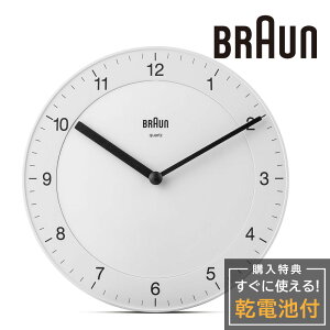 uE Ǌ|v BRAUN Analog Wall Clock BC06W Ǌ|v ǂv |v ǎv v AiO EH[NbN NbN EH[ É Â Ȃ rO CeA z