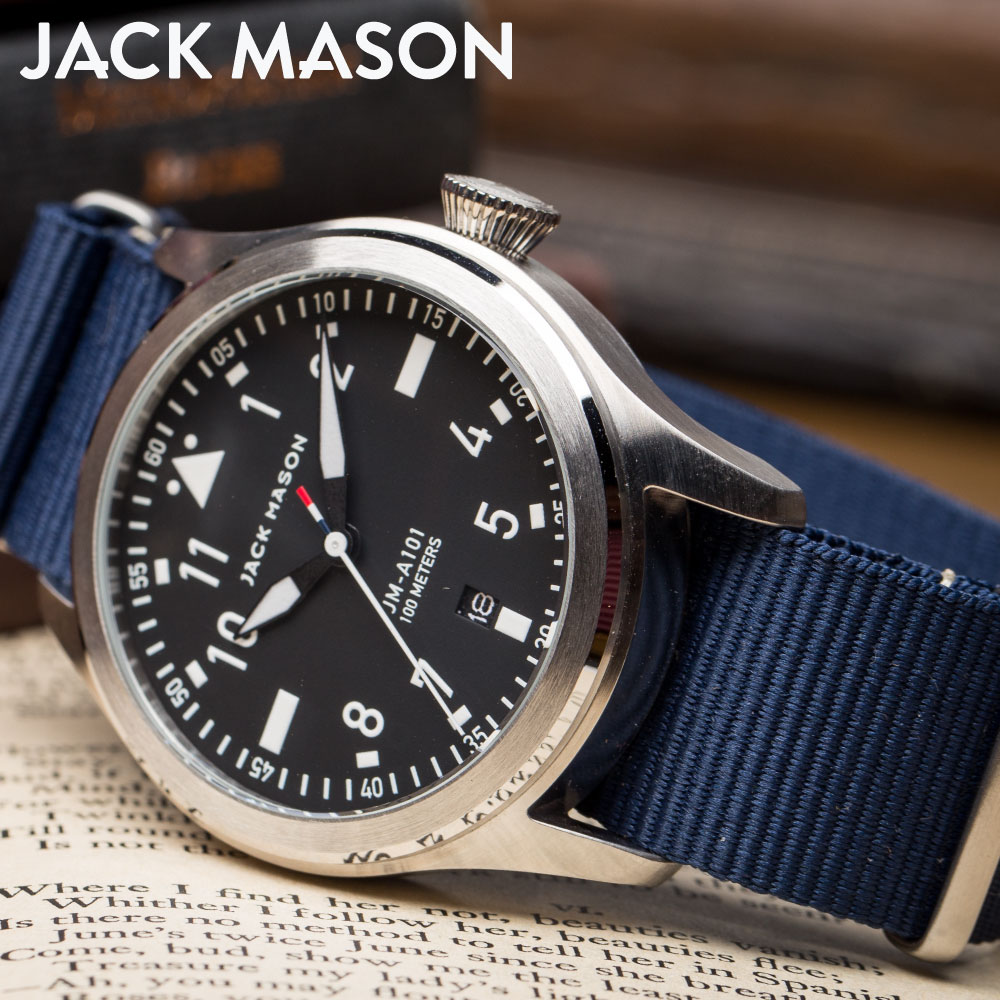 楽天市場】jack mason 腕時計 メンズ JACK MASON AVIATION JM-A101-008
