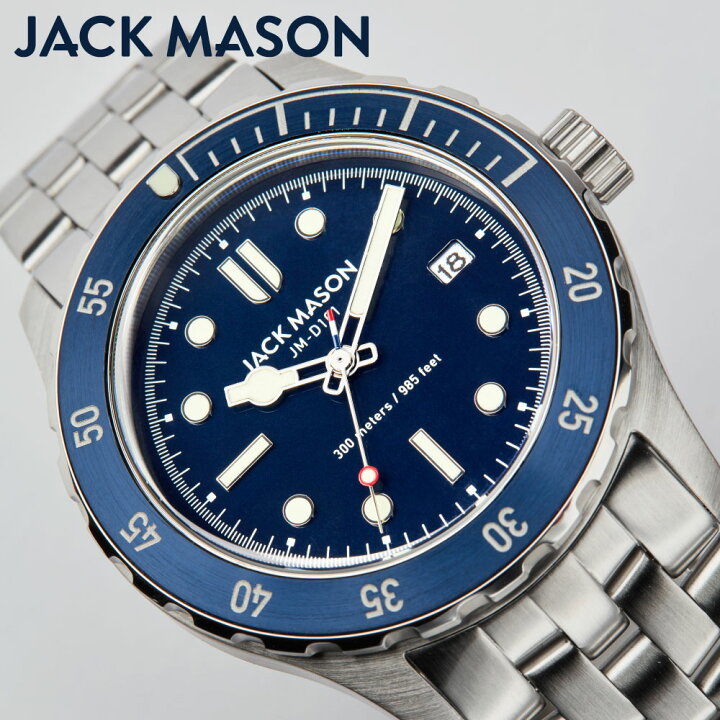 楽天市場】jack mason 腕時計 メンズ JACK MASON DIVER JM-D101-002