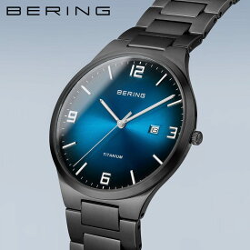 BERING ベーリング 腕時計 メンズ レディース BERING Unisex TITANIUM Collection 15240-727 ユニセックス 男女兼用 ブランド 時計 ベーリング チタニウム チタン クォーツ ウォッチ 40mm アナログ 日付 ペア リンクウォッチ スリム 防水 正規品 ギフト 東京ウォッチスタイル