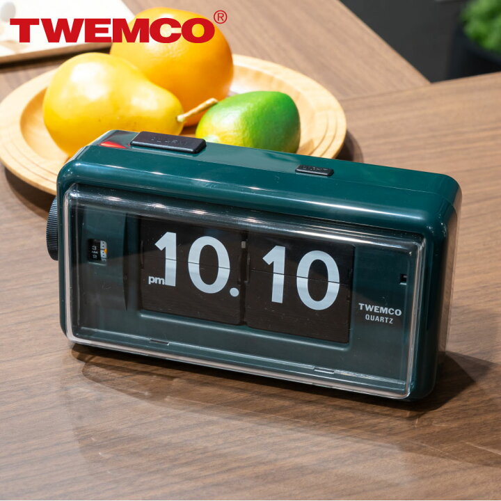 楽天市場】トゥエンコ 置き時計 TWEMCO DESK TOP ALARM CLOCK AL-30GR 