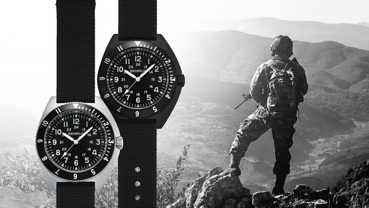 楽天市場】ベンラス ミリタリーウォッチ 腕時計 メンズ BENRUS TYPE-2  