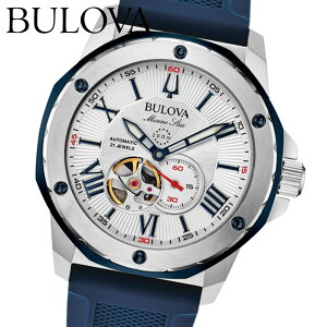 BULOVA �r���v Marine Star 98A225 �u���[�o �}�����X�^�[ BULOVA �r���v �����Y �I�[�g�}�E�H�b�` �������� �I�[�g�}�`�b�N �@�B�� ���J�j�J�� �V���R���x���g 2�j ���o�[�x���g �I�[�v���n�[�g ���[