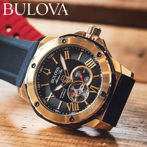 u[o rv Y  BULOVA Marine Star 98A272 u[o }X^[ I[g}`bN @B JjJ I[vn[g 45mm o[xg h ArA Ki