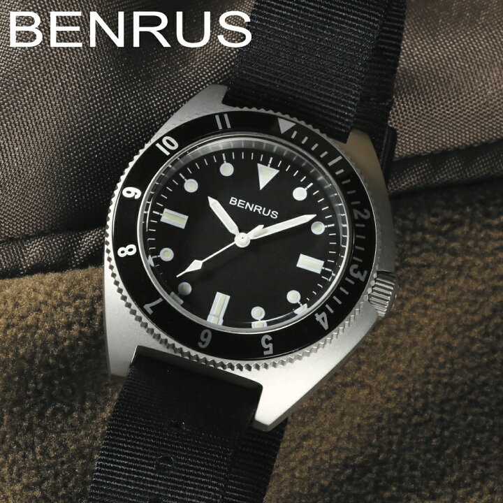 楽天市場】ベンラス ミリタリーウォッチ 腕時計 メンズ BENRUS TYPE-1 