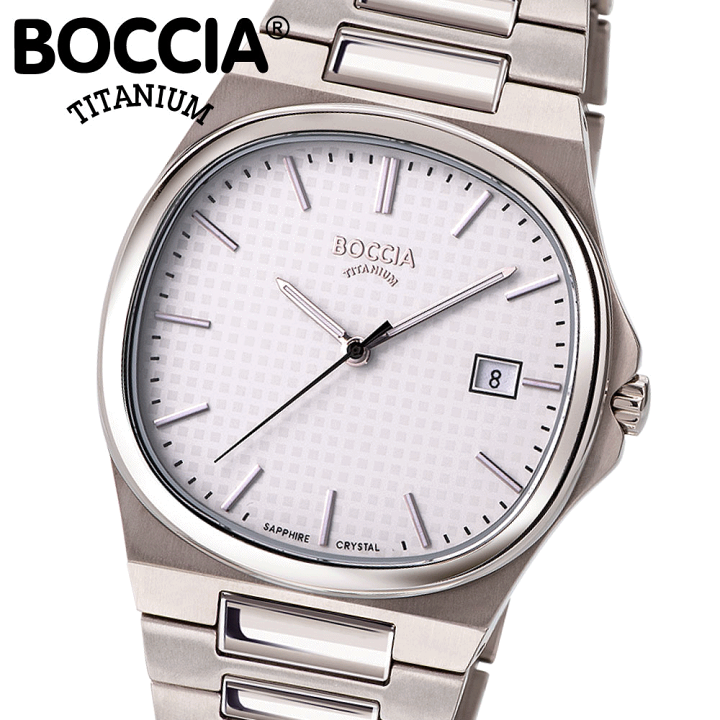 楽天市場】ボッチア 腕時計 メンズ BOCCIA TITANIUM Slim 3657-01