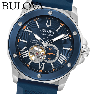 u[o rv Y  BULOVA Marine Star 98A303 u[o }X^[  I[g}`bN @B JjJ I[vn[g 45mm o[xg h ArA }EHb