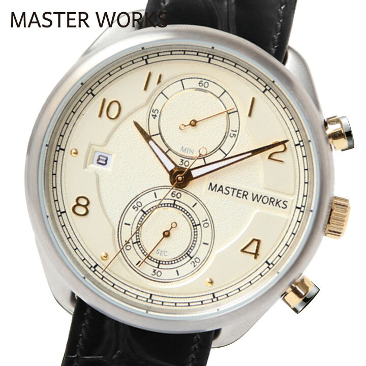 楽天市場】マスターワークス 腕時計 メンズ MASTER WORKS Quattro 002 