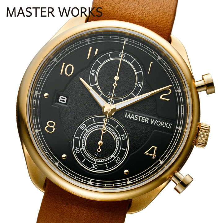 楽天市場】マスターワークス 腕時計 メンズ MASTER WORKS Quattro 002 