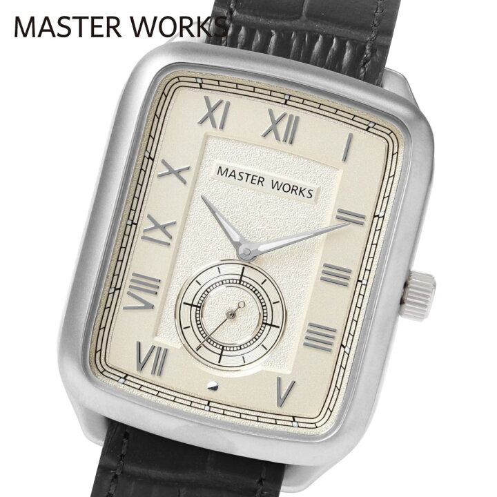 楽天市場】マスターワークス 腕時計 メンズ MASTER WORKS Quadrangle 