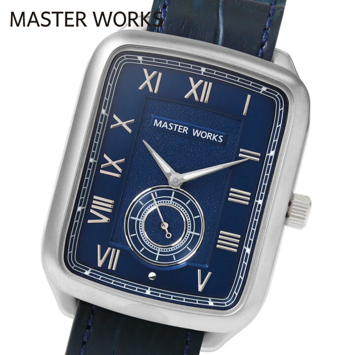 楽天市場】マスターワークス 腕時計 メンズ MASTER WORKS Quadrangle 