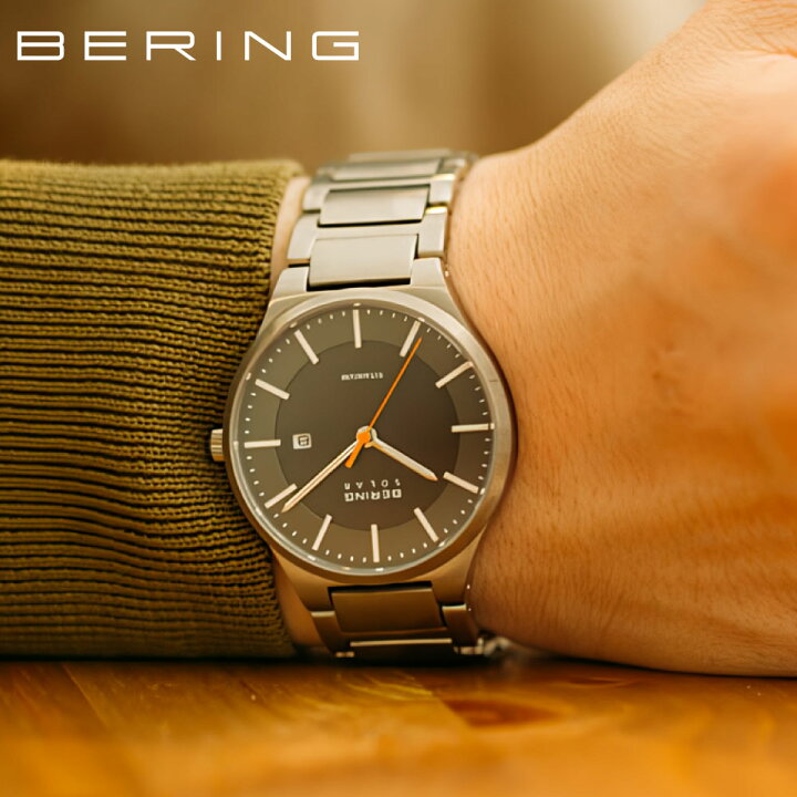 楽天市場】ベーリング 腕時計 BERING Mens Full Titanium Solar 15239  