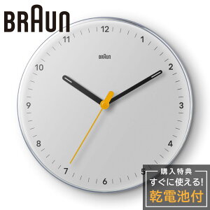 uE Ǌ|v BRAUN WALL CLOCK BLACK BC26W Ǌ|v ǂv |v ǎv AiO EH[NbN NbN EH[ É Â Ȃ 23mm zCg WHITE 3j rO C