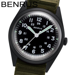 �x�����X ���v �~���^���[�E�H�b�` �r���v �����Y BENRUS DTU-2A/P-BKKH �~���^���[�E�H�b�` �R�p���v 34mm �X�g���b�v ���j�Z�b�N�X �J�W���A���E�H�b�` �h�� 3�j �N�H�[�c �A�E�g�h�A �T�o�Q�[ �~