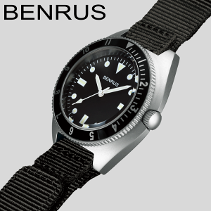 xX v ~^[EHb` rv Y BENRUS TYPE-I SILVER COMBAT BLACK ~^[EHb` Rpv 42mm iCxg JWAEHb` h 3j NH[c AEghA ToQ[ ~