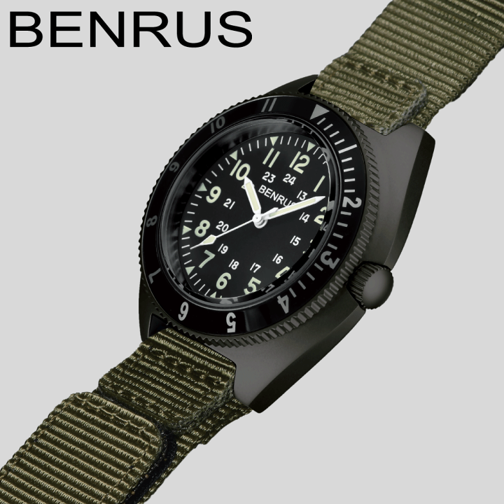 最も人気のある製品 Benrus ベンラス BB4 スイスムーブメント17JEWELS