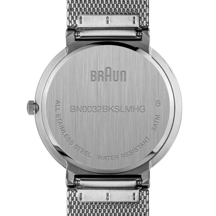 楽天市場】BRAUN 腕時計 BRAUN WATCH BLACK×SILVER MESH BN0032BKSLMHG 