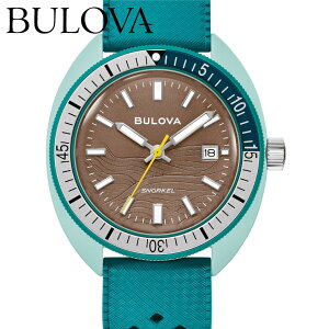 ��2026�N4��16���������u���[�o �r���v BULOVA Archives Series Snorkel 98B445 �A�[�J�C�u�X�V���[�Y �X�m�[�P�� �f�r���_�C�o�[ �E�~�K�� �O���[��