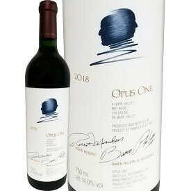 オーパス・ワン 2018 アメリカ 赤ワイン 750ml フルボディ 辛口 パーカー98点 Opus One ワイン 赤ワイン 赤 ギフト プレゼント カリフォルニア　グランヴァン