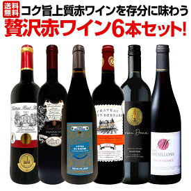 赤ワイン セット ワインセット 赤 ワイン ギフト 箱 京橋ワイン 京橋わいん 6本 飲み比べ 送料無料 【第47弾 当店≪極≫ 厳選 赤ワイン好きならこのセット 格別の美味しさ コク旨 上質 赤ワインを存分に味わう贅沢赤ワイン6本セット 】