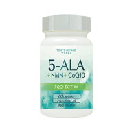 5-ALA＋NMN＋CoQ10サプリメント 60粒入り 1粒に5-ALAが50mg配合 日本製 ネオファーマ TOKYO MIYAKO ウエ…