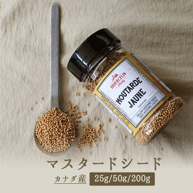 《あす楽》無添加　マスタード　シード　イエロー　マスタードシード　moutarde　jaune　＜カナダ産＞　【25g/50g/200g】