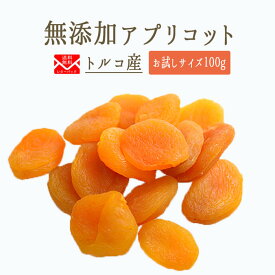 【送料無料　ゆうパケット】ドライアプリコット（あんず）セミドライタイプ＜トルコ産＞【100g】【11月-3月限定】