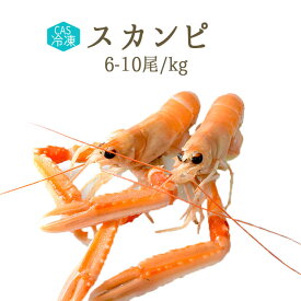 CAS冷凍　スカンピ（ラングスティーヌ）＜スコットランド産＞【1kg/パック6-10尾入り】【冷凍品/冷蔵・常温商品との同梱不可】