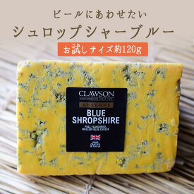 シュロップシャー ブルー ブルーチーズ Shropshire Blue 黄色い スティルトン【お試しサイズ 約120g】＜イギリス産＞ お取り寄せ チーズ