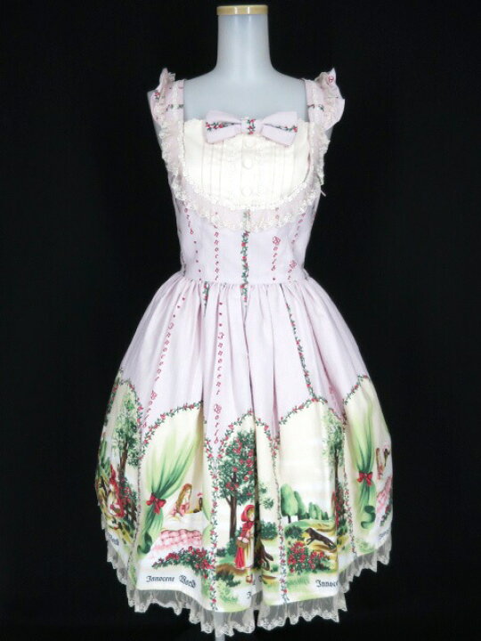 楽天市場】Innocent World / 赤ずきんヨークレースジャンパースカート  