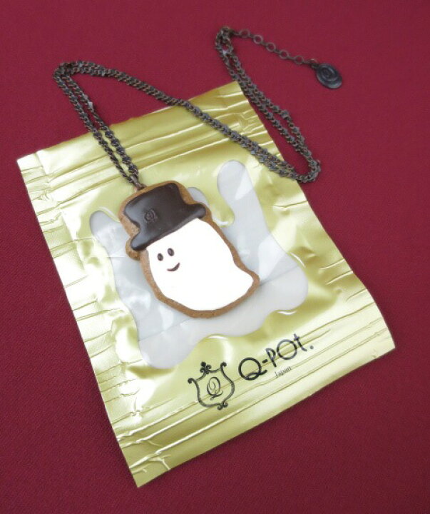 楽天市場】【中古】Q-pot. / シルクハットゴーストクッキーネックレス 