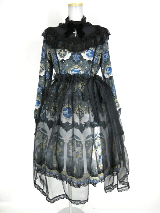 中古】Angelic Pretty / Celestialぺプラム付ワンピース アンジェ  