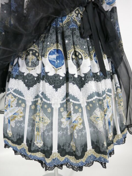 楽天市場】【中古】Angelic Pretty / Celestialぺプラム付ワンピース 